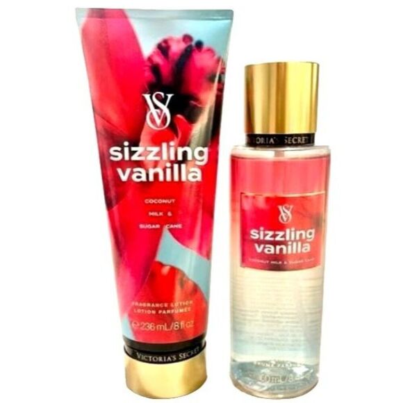 Sizzling Vanilla Victoria Secret 2 Piece Set NEW‎ - Picture 1 of 2